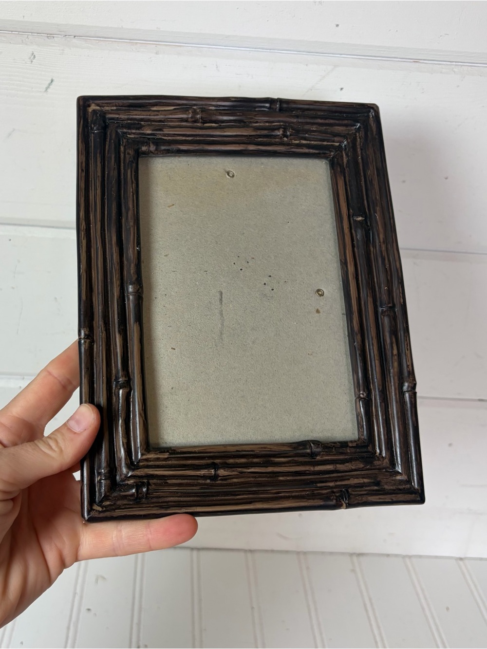 Vintage Faux Bamboo Picture Frame | 4 x 6
